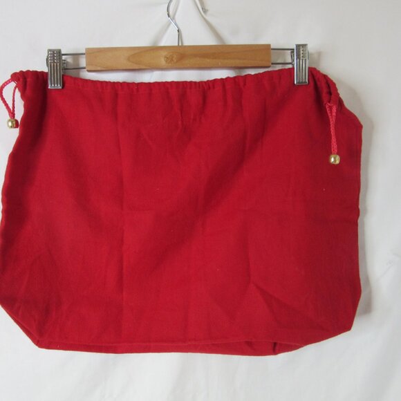 Gucci Dust Bag Storage Cover Drawstring Red Logo 18.5"x13" Made in Italy - Picture 4 of 4